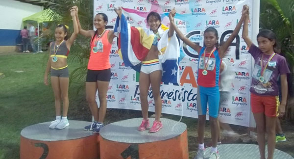 Isamar Mata campeona nacional en preinfantil de atletismo