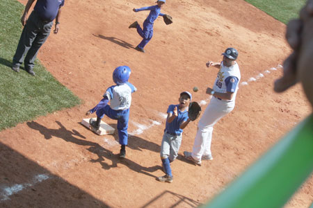 Arrancó la competencia del béisbol de Criollitos en Marapa Marina