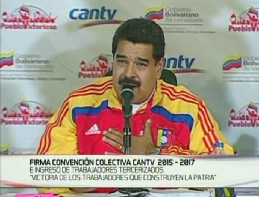 Maduro le dará mil viviendas a trabajadores de la Cantv
