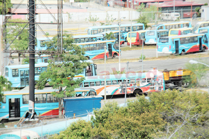 Buses de Alcaldía y Gobernación parados por falta de piezas en Camurí Chico