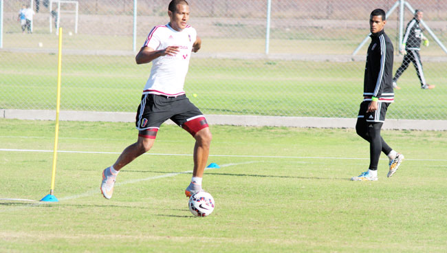 Vinotinto entrenó con todos sus guerreros