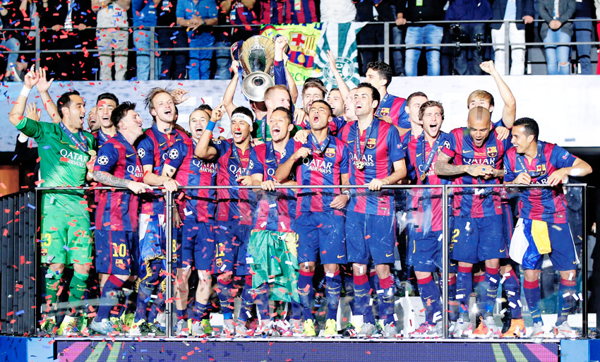 Barcelona coronó la “Quinta” con triplete