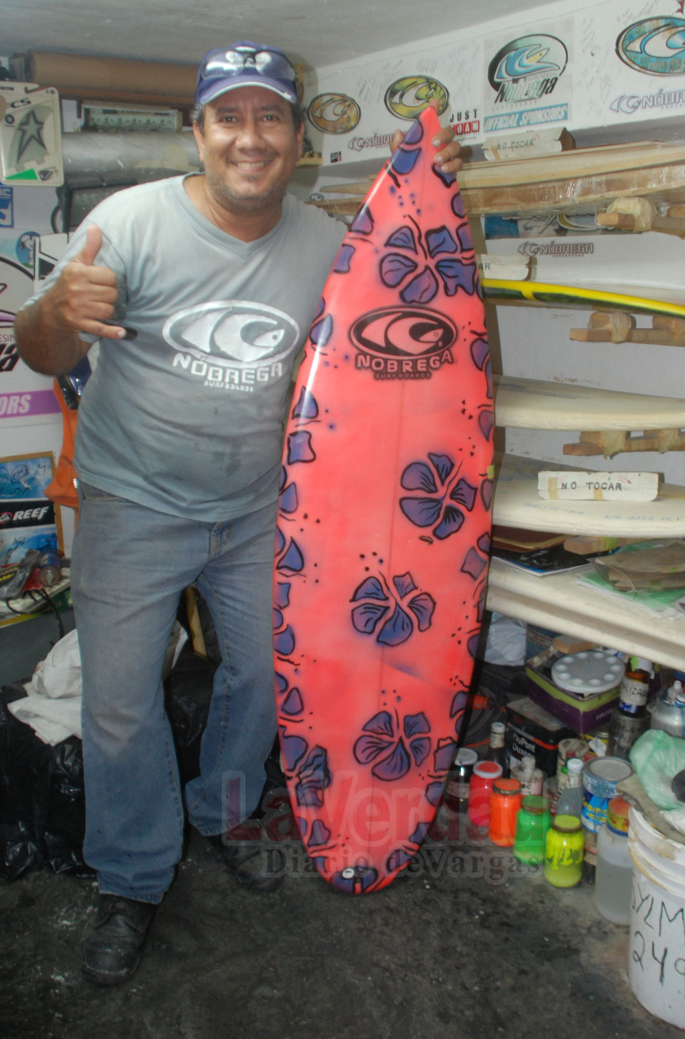 José Nobrega: Fabricar tablas de surf es algo que se lleva en el alma