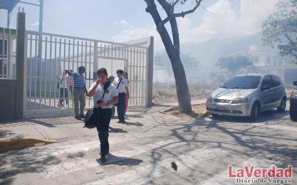 Desmienten incendio intencional en el colegio Los Corales 2006