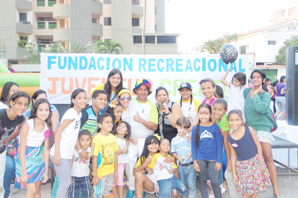 Fundación Juventud Creativa impulsó actividad recreativa para los niños