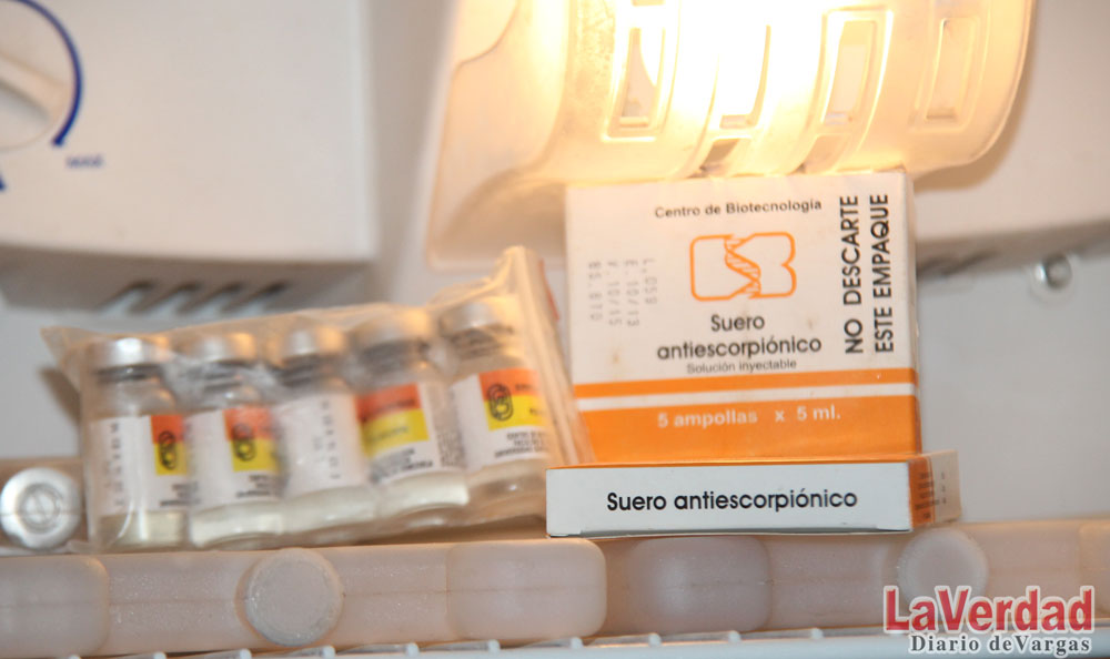 Dosis de suero antiofídico y antiescorpiónico están garantizadas en centros de salud