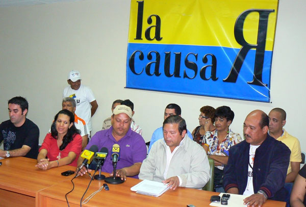 La Causa R exigió al Presidente Maduro y AN eliminar los Estados de Excepción