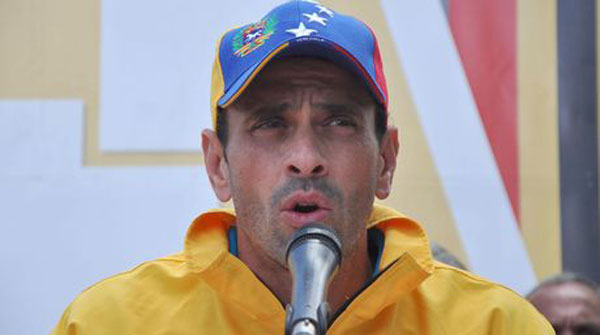 Capriles a Maduro: El pueblo exige que mientras estés allí te dediques a solucionar los problemas