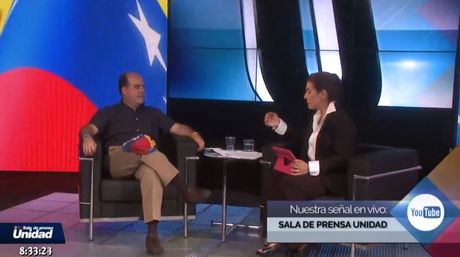 Julio Borges denunció "invisibilidad" de la MUD en medios nacionales