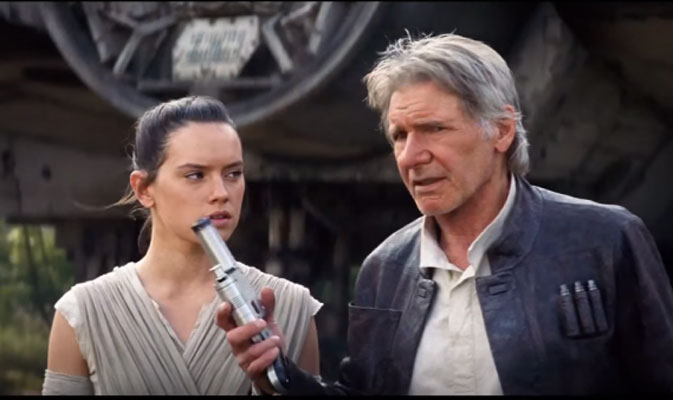 A pocos días de su estreno, nuevo adelanto de Star Wars – Episodio VII con Han Solo y Rey
