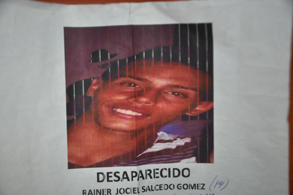 Desaparecido Rainer Salcedo desde el 4 de diciembre
