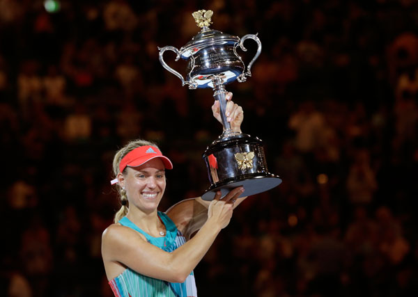 Kerber destronó a Serena en Australia