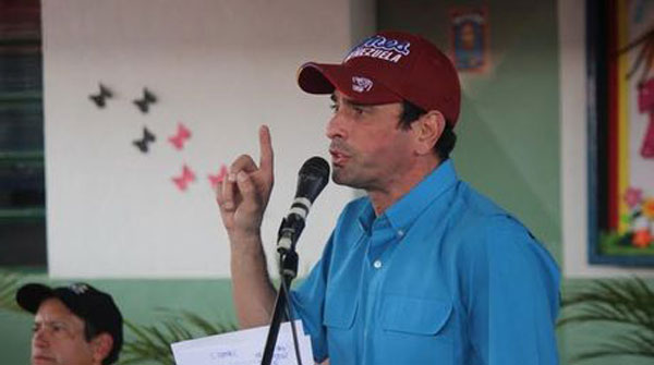Capriles llamó a movilización de calle si CNE no agiliza revocatorio