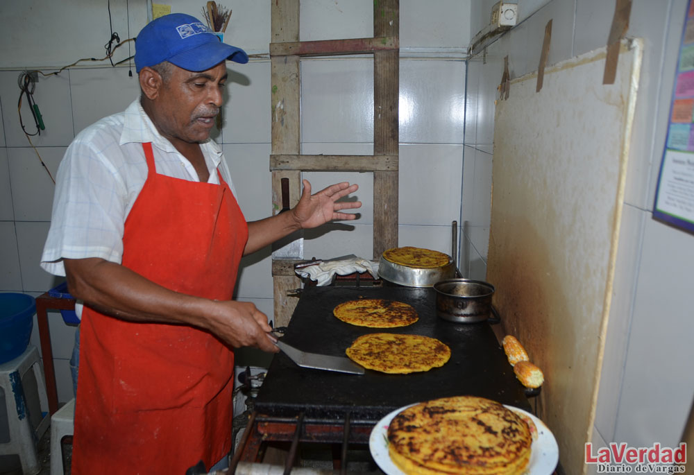 Cachapas y maíz pilado se consiguen en el Comunitario