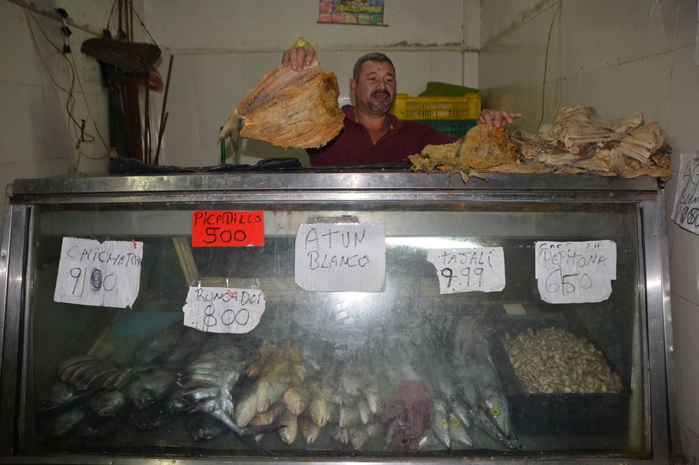 Comenzó la venta de pescado salado