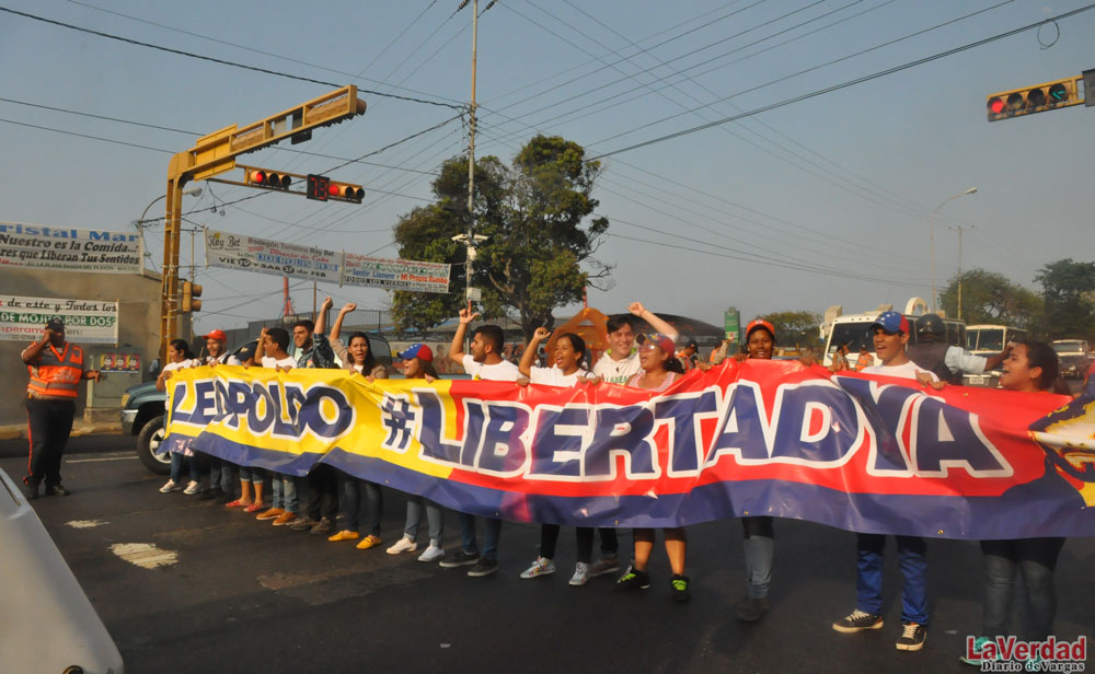 Voluntad Popular salió a las calles a exigir liberación de Leopoldo