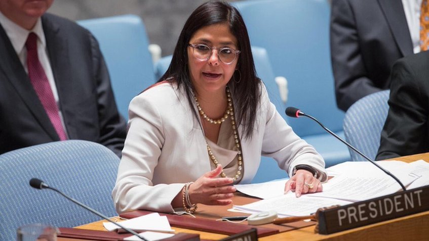 Delcy Rodríguez: Llevamos la verdad de Venezuela a la ONU