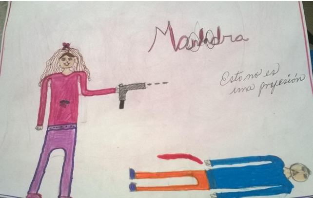 Niña venezolana impactó las redes sociales dibujándose como "malandra"