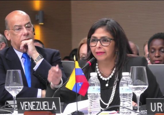 Delcy Rodríguez: En Venezuela no hay «presos de conciencia»