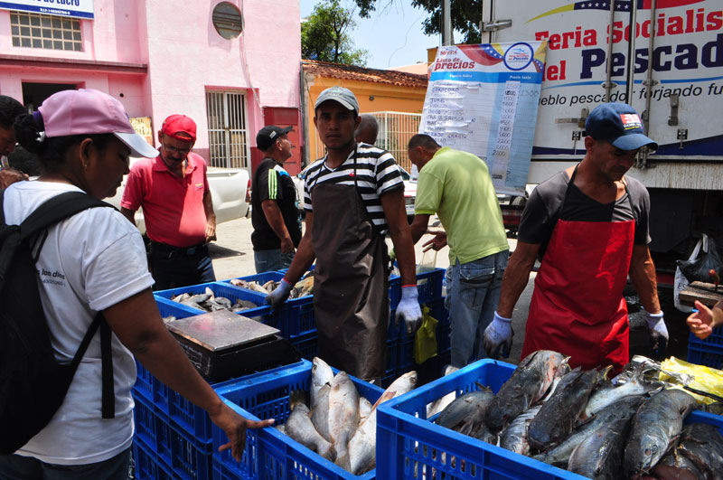 Feria Socialista del Pescado se desplaza cada 15 días por el estado