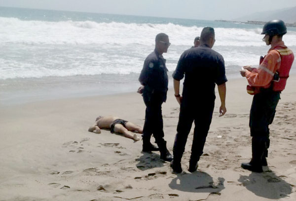 Localizan cadáver de bañista desaparecido en Playa Los Cocos