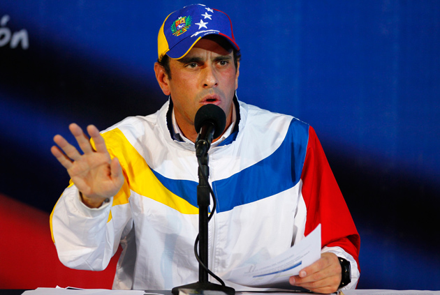 Henrique Capriles afirmó que la democracia venezolana está en riesgo