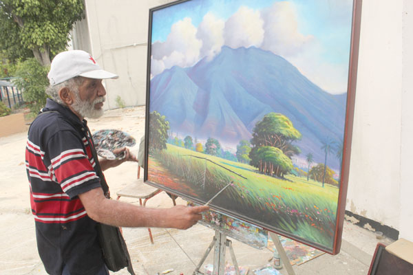 Carlos Padrón más de 50 años dedicado a la pintura