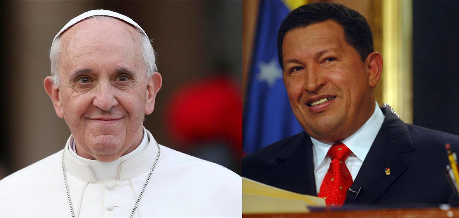 Las voces del Papa y Chávez se unen para abogar por acuerdos