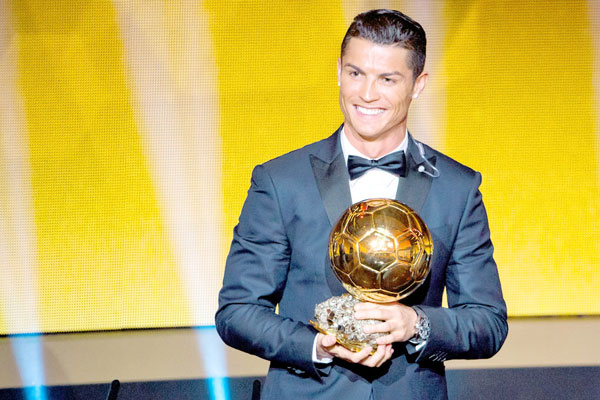 Cristiano Ronaldo ganó el Balón de Oro