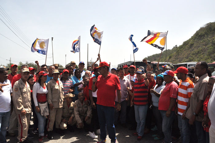 Psuvistas se movilizaron a la marcha en Caracas