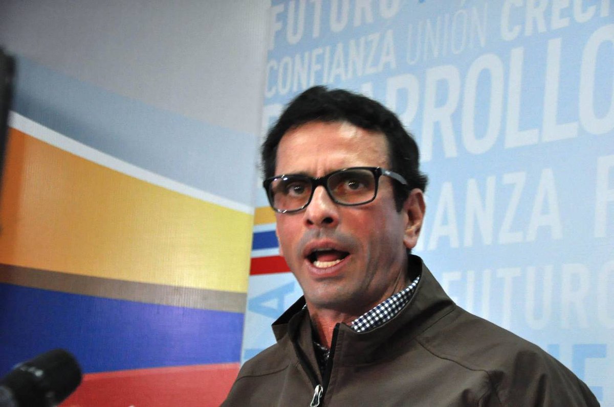Gobernador Capriles Radonski dice que la Contraloría lo inhabilitó por 15 años
