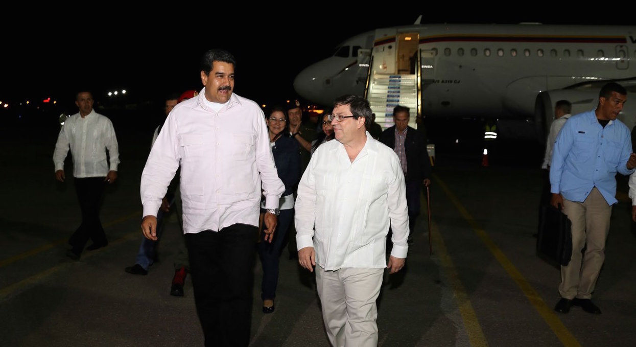 Maduro busca en Cuba apoyo diplomático ante aguda crisis en Venezuela