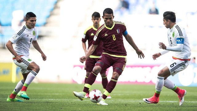 Venezuela venció a México en Mundial de Fútbol Sub 20