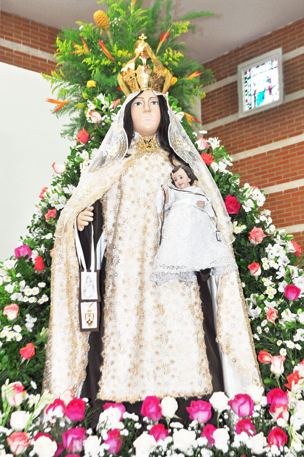 Arrancó peregrinación de la Virgen del Carmen