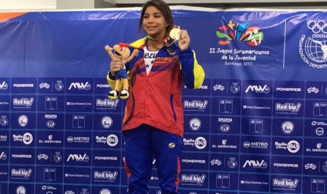 Katherine Echandia sumó otro oro para Venezuela