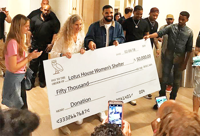 Drake regaló casi 1 millón de dólares en su último video