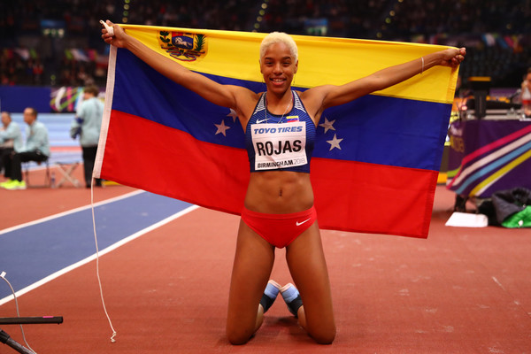 Yulimar Rojas ganó y es bicampeona mundial bajo techo