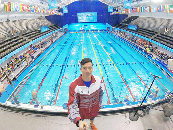 Bryan Chávez repunta en la natación  nacional e internacional