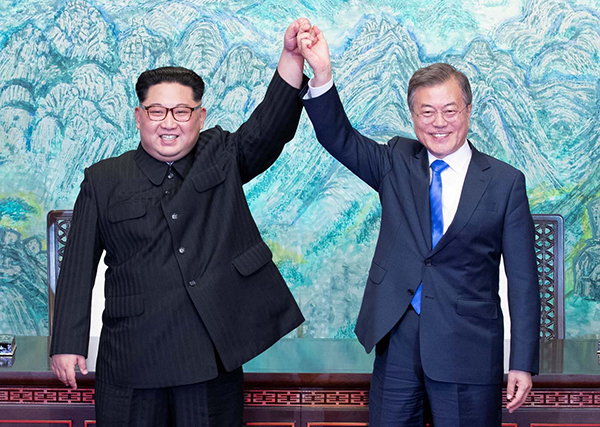 Kim y Moon proclaman que no habrá más guerra en la península coreana