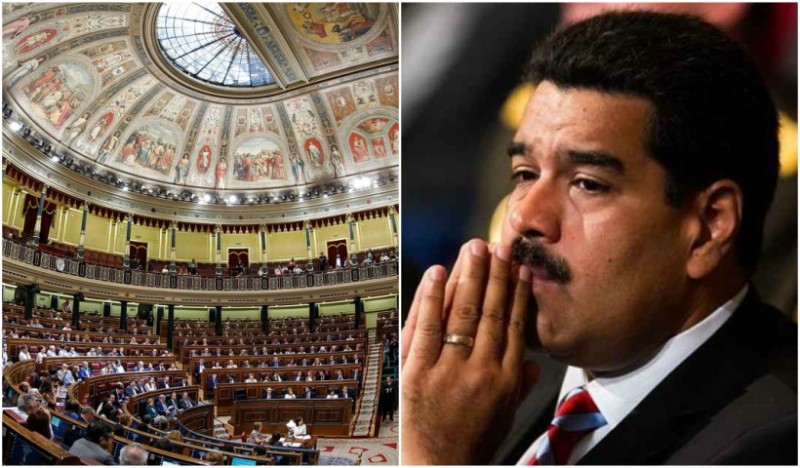 Congreso español aprobó iniciar sanciones contra gobierno de Maduro