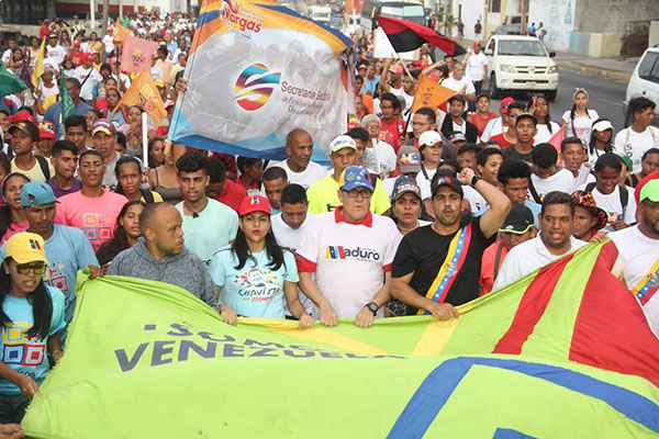 Con caminatas y concentración cerró campaña el PSUV