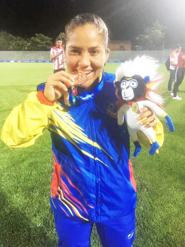 Marialba Zambrano debutó con gol con el Monagas