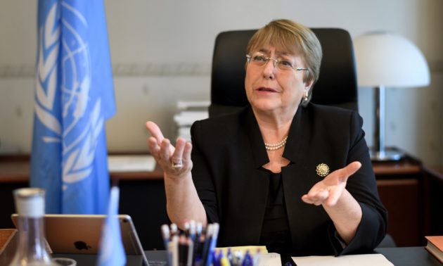 Bachelet denuncia uso de la justicia  para perseguir a la disidencia