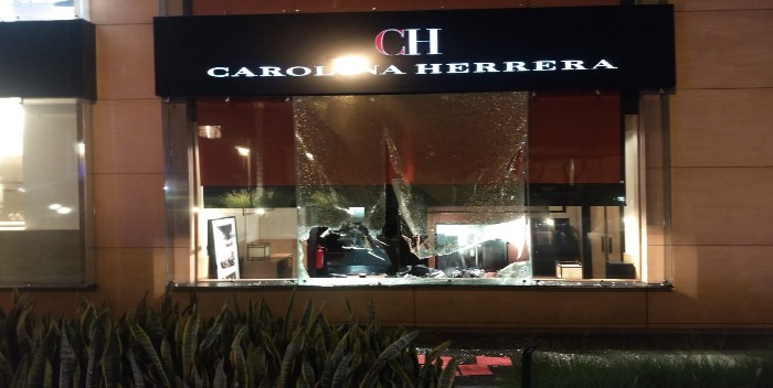Roban tienda de Carolina Herrera en Ciudad de México