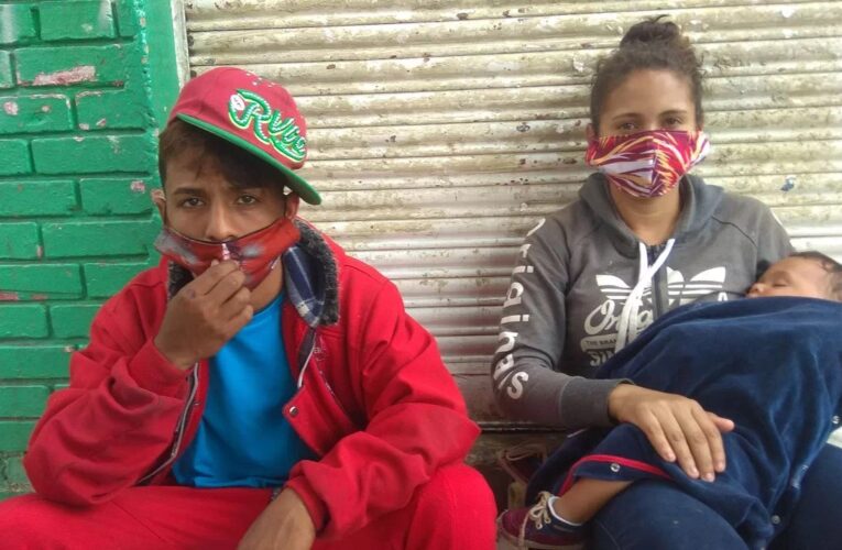 Venezolanos suplican ayuda a gritos en Bogotá