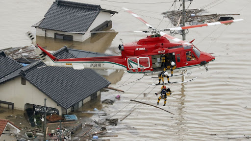 Inundaciones dejan al menos   58 muertos en Japón