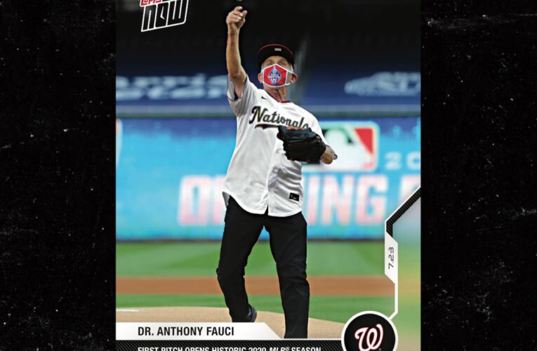 Anthony Fauci obtiene su propia tarjeta de beisbol