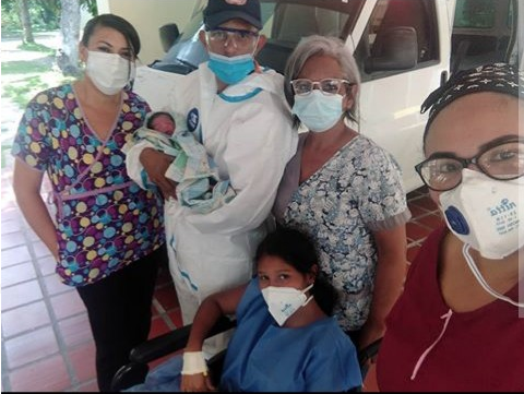 Paciente aislada en Los Caracas dio a luz en la Maternidad