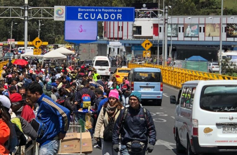Casi 1,9 millones de venezolanos pasaron por Ecuador desde 2016