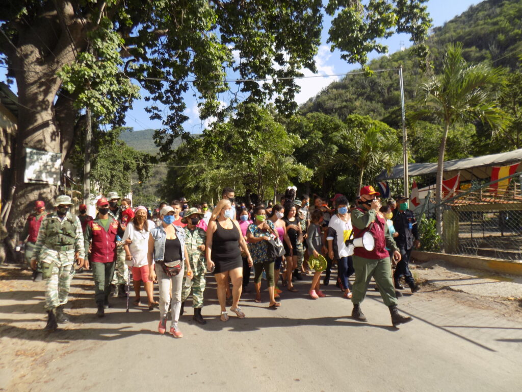 Habitantes de Marapa Piache participaron en ejercicios de evacuación